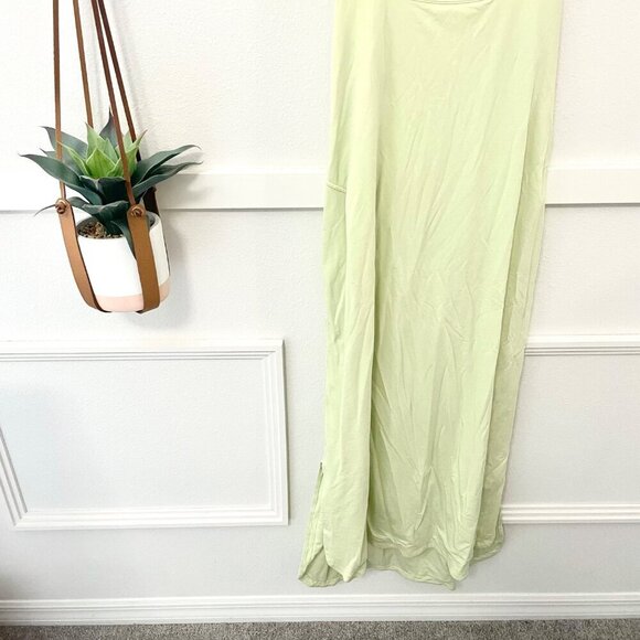 Lululemon Pima Cotton Open Back Midi Dress Size 8 Dewy - Picture 3 of 6
